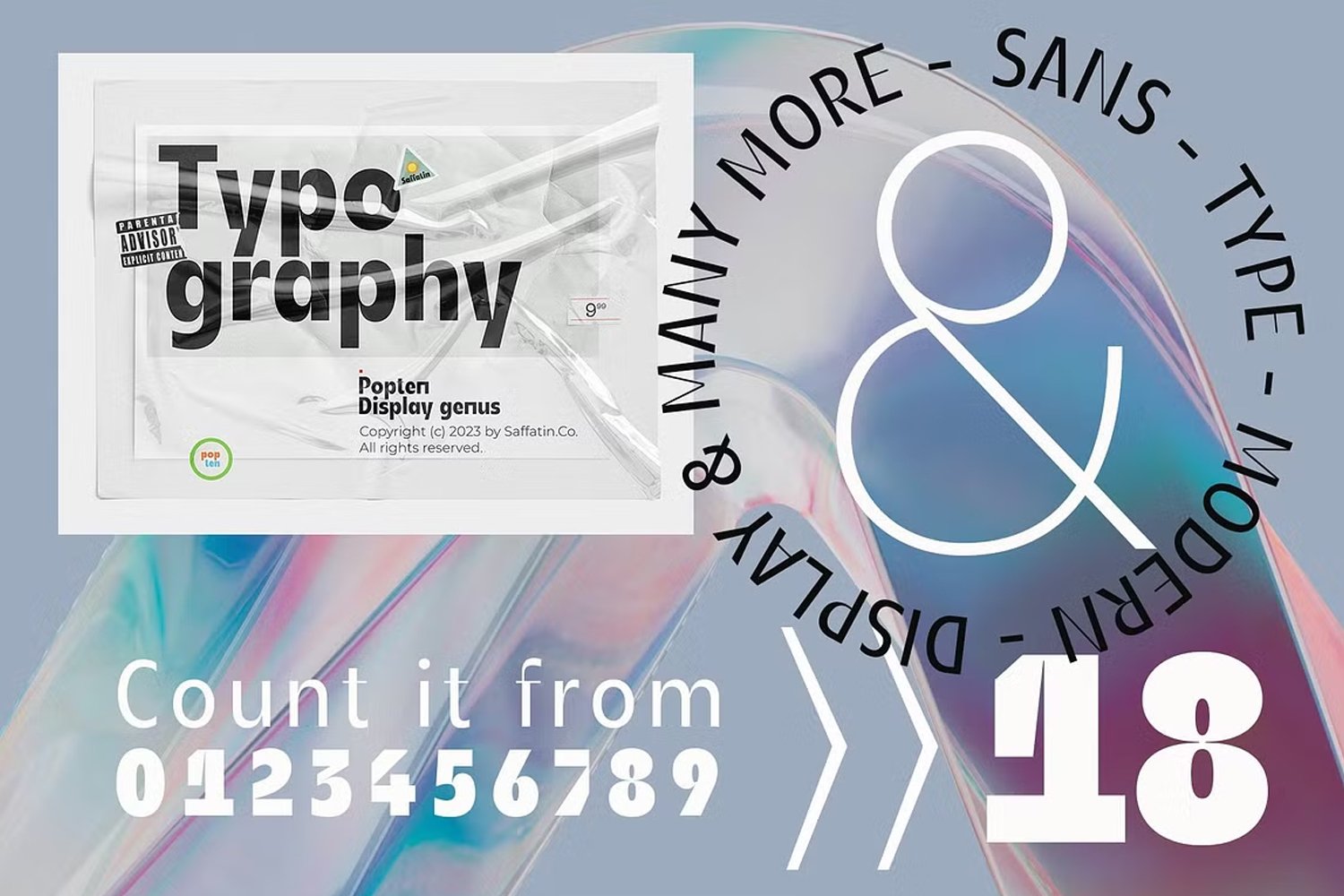 Popten Display Family Font