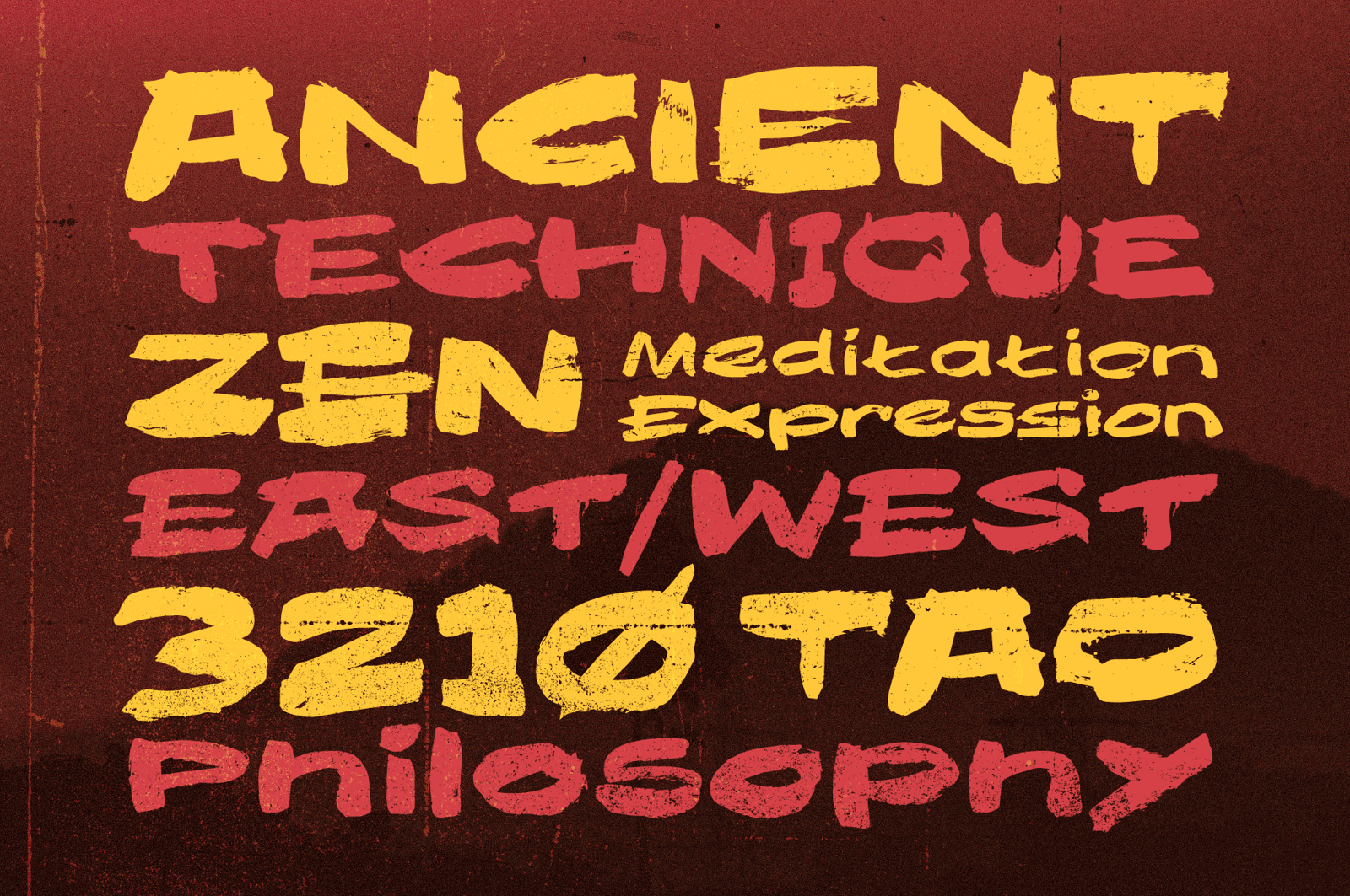 Proscenium Brush - Zen and the Art of Brush Fonts