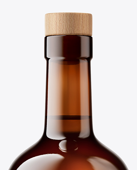 Amber Bottle Mockup