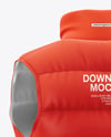 Matte Down Vest Mockup