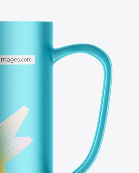 Matte Metallic Jug Mockup