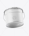 Matte Tin Can w/ Metallic Handle Mockup