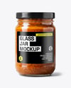 Glass Jar with Meat Ragu Mockup