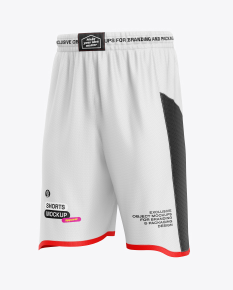 Basketball Shorts Mockup - Half Side View - Basketball+Reversible+Mesh+Short+Mockup+-+Front+Half+Side+...