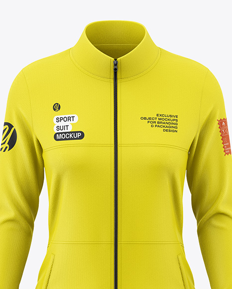 Women's Sport Suit Mockup - Front View