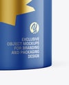 Glossy Paper Tube with Tea Mockup