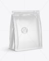 Glossy Food Bag Mockup - Half-Side View