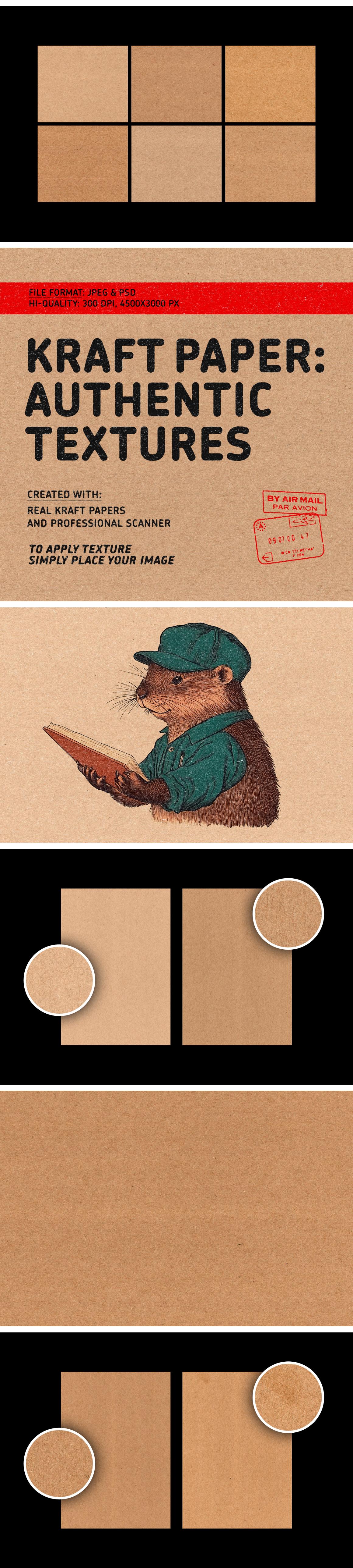 Kraft Paper Authentic Textures Pack