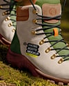 Woman Tying Hiking Boots Mockup