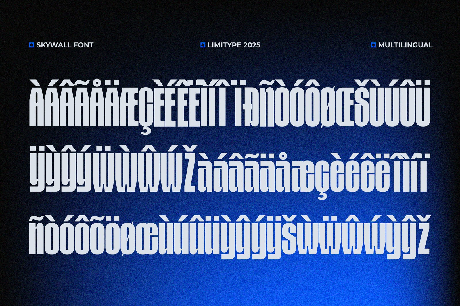 Skywall - Condensed Font