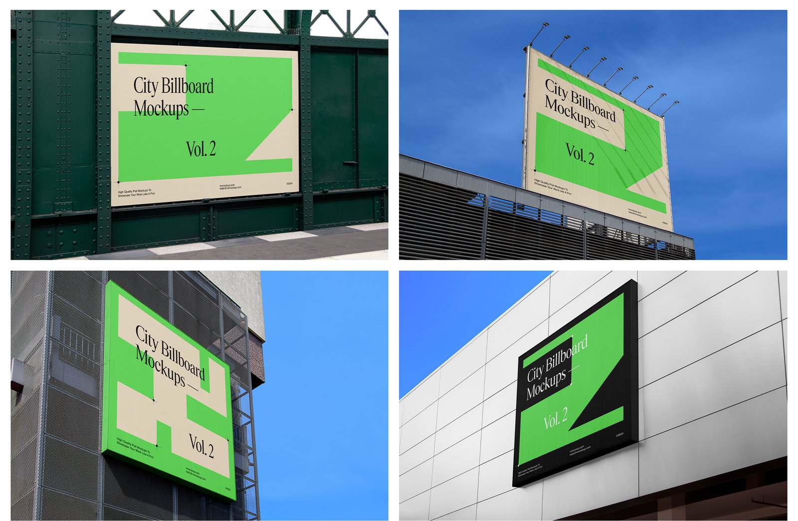 City Billboard Mockups Vol.2