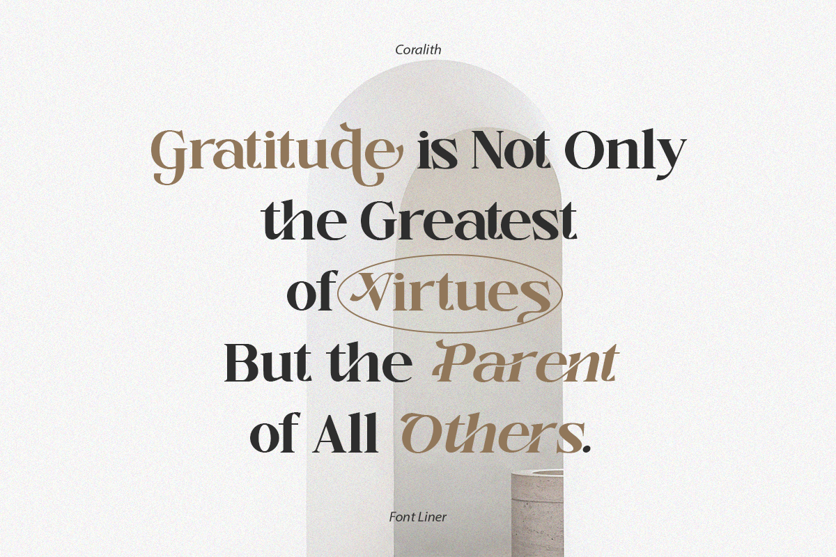 Coralith - Luxury Serif Font