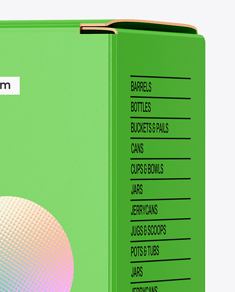 Paper Box Mockup