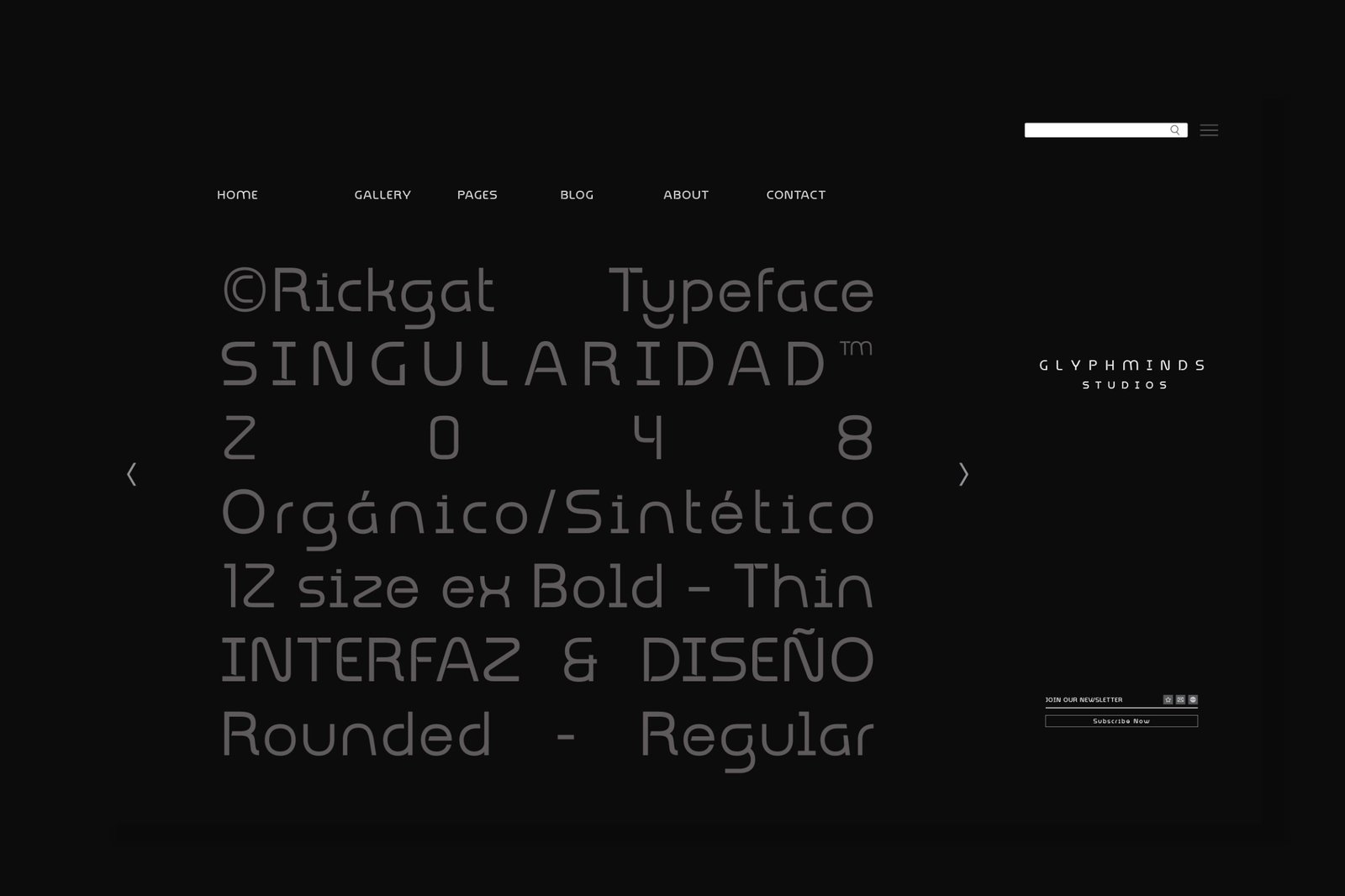 Rickgat - Futuristic Font Family