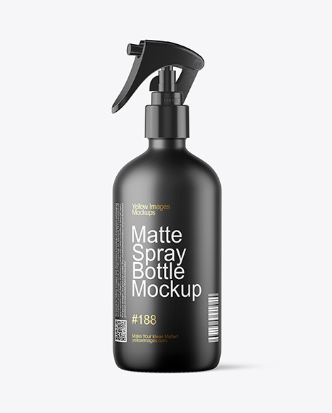 Matte Spray Bottle Mockup - Matte bottle mockup