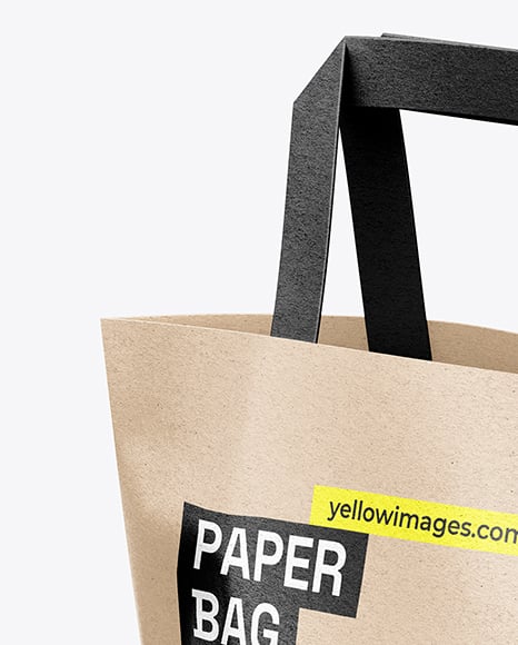 Kraft Paper Shopping Bag Mockup