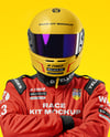 Man Wearing Racing Kit Mockup