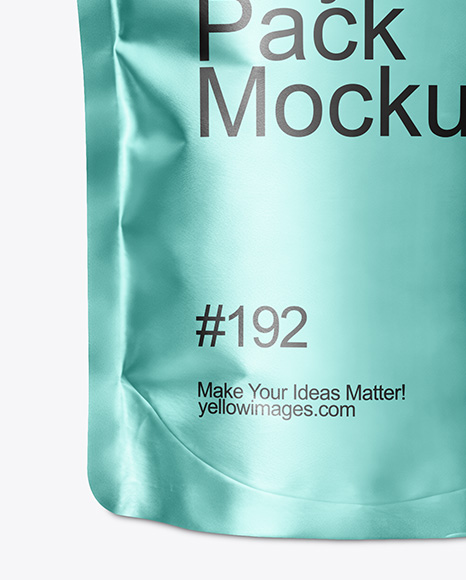 Metallic Doy Pack Mockup