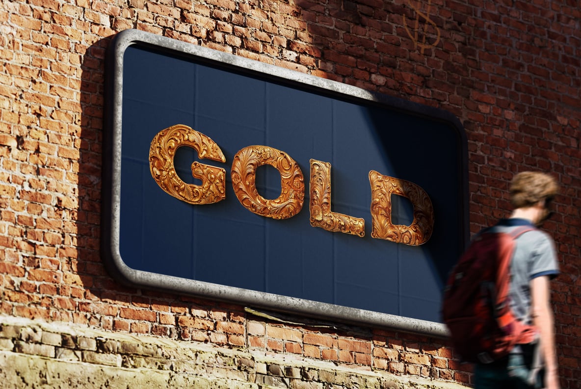Gold Baroque Font