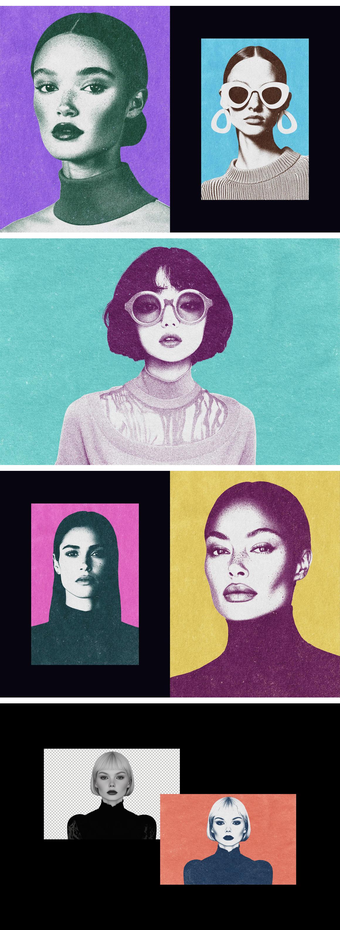 Riso Printer Photo Effect