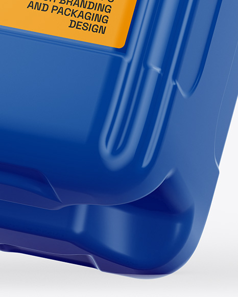 Plastic 5L Jerrycan Mockup