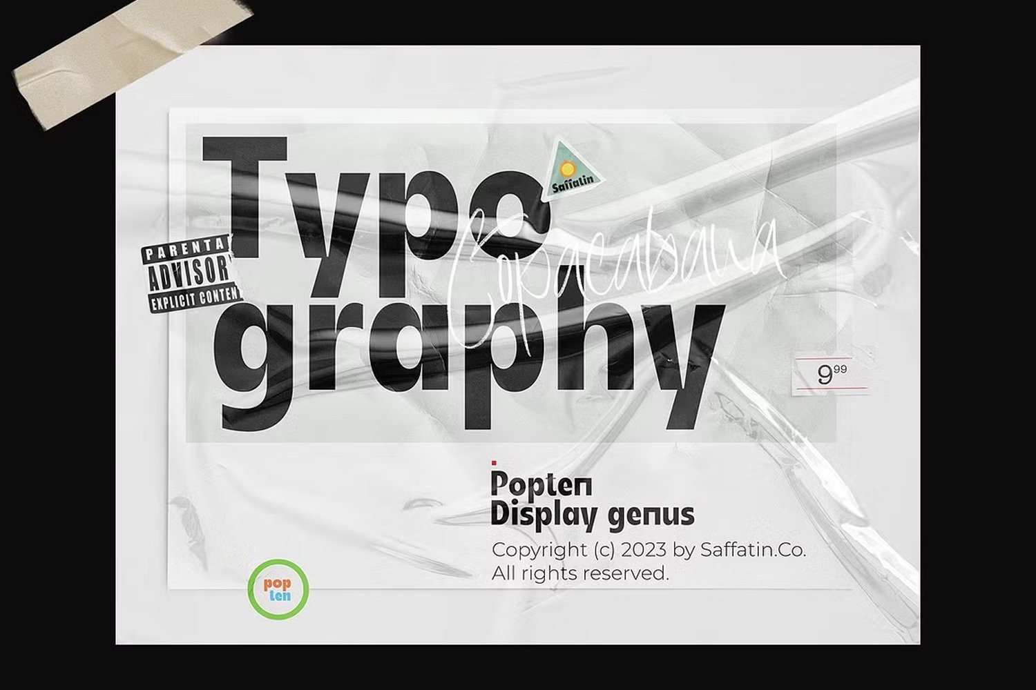 Popten Display Family Font