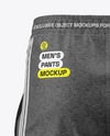 Heather Men’s Pants Mockup - Back View