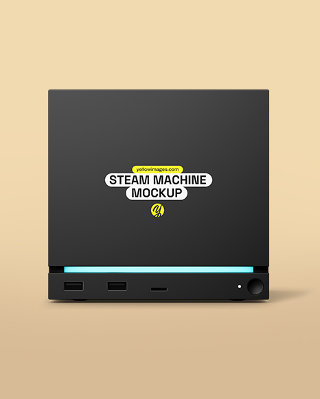 Steam Machine Mockup - Front View
