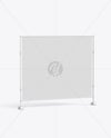 Backdrop Banner Stand - Half Side View