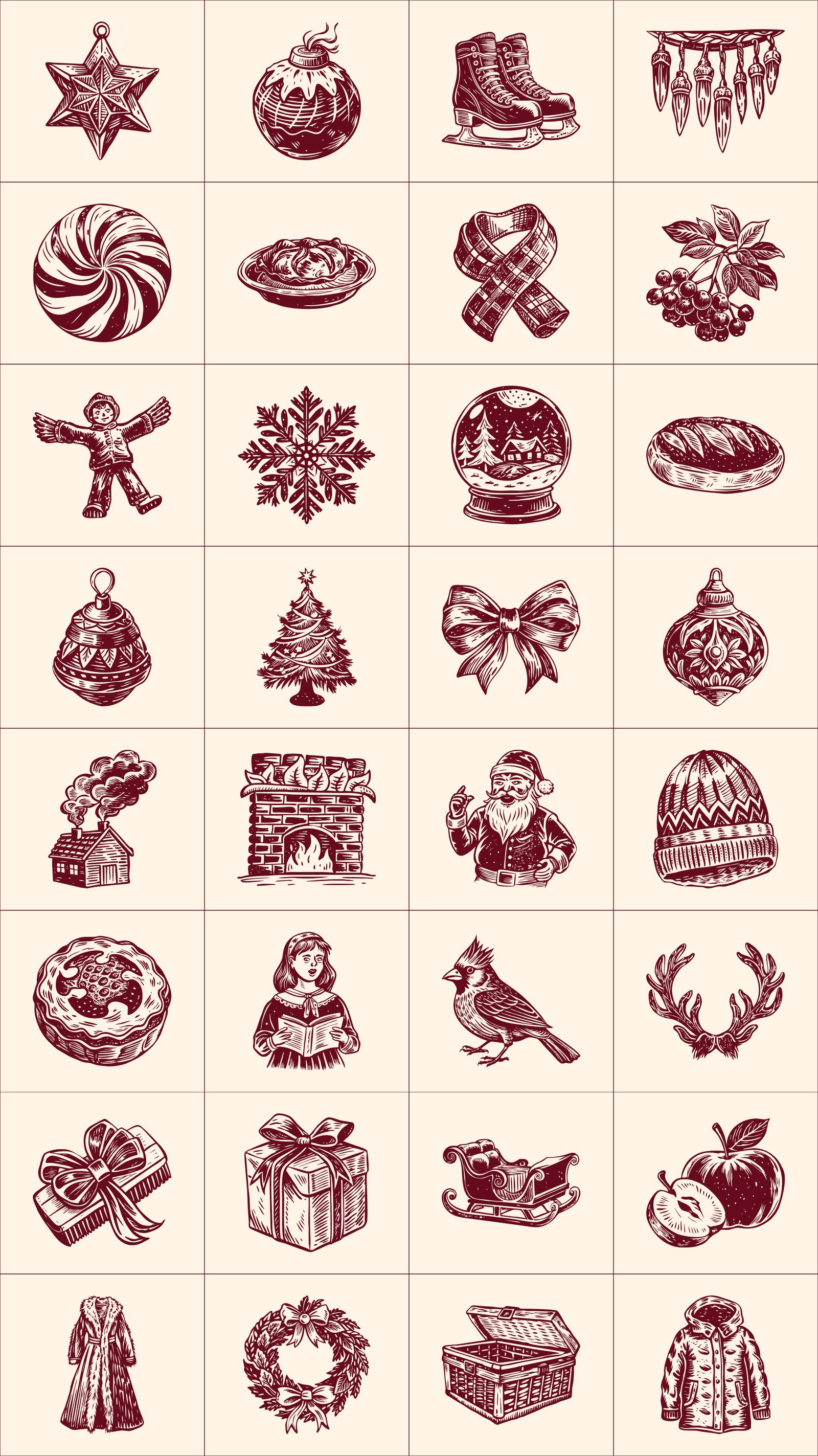 Vintage Christmas Illustrations