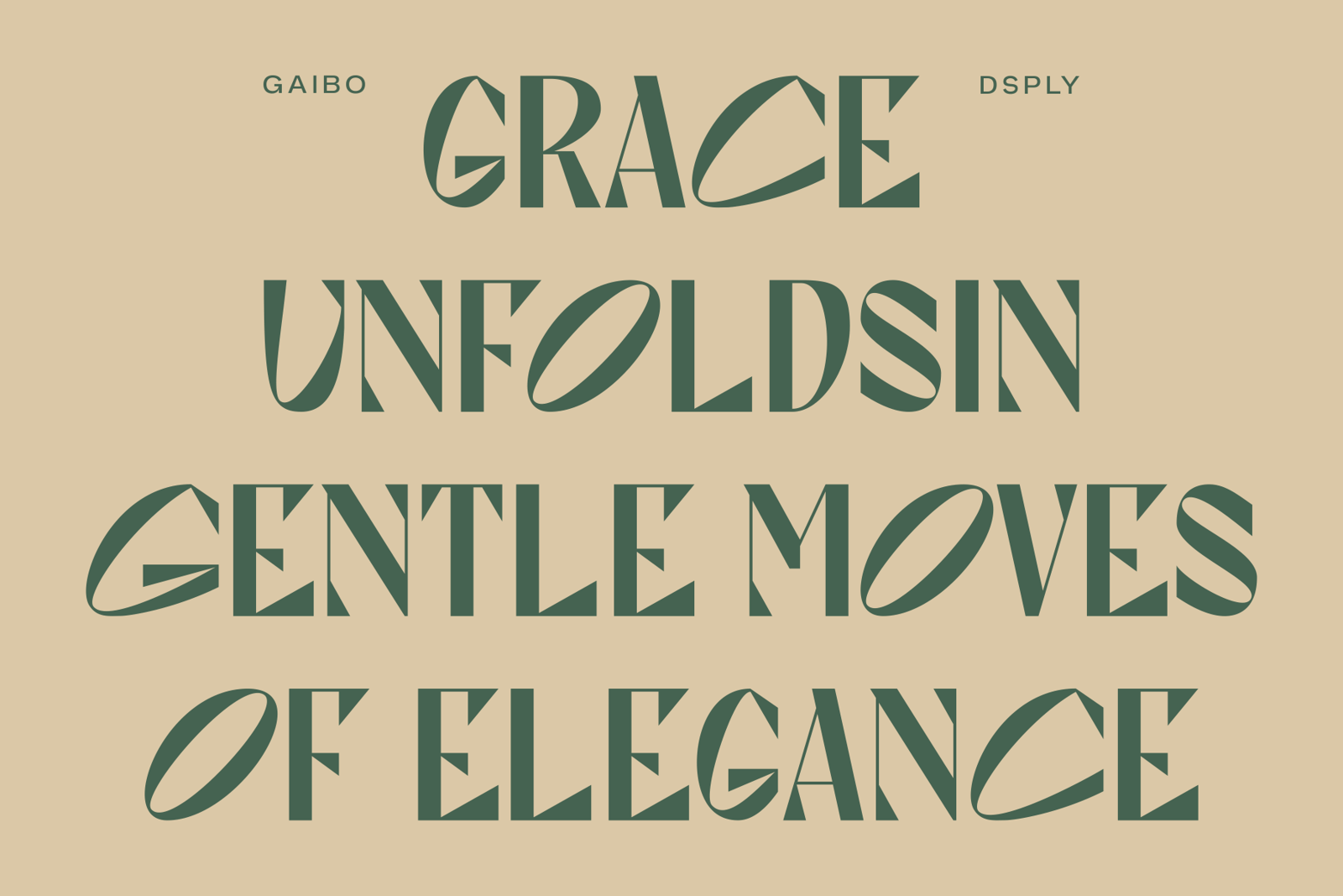 Gaibo Font