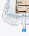 Clear Plastic Infusion Bag Mockup
