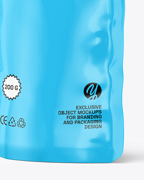 Glossy Doy Pack Mockup