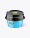 Matte Plastic Container Mockup