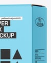 Glossy Foam Pump Bottle with Box Mockup