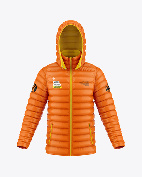 Glossy Down Jacket Mockup - PSD Mockups