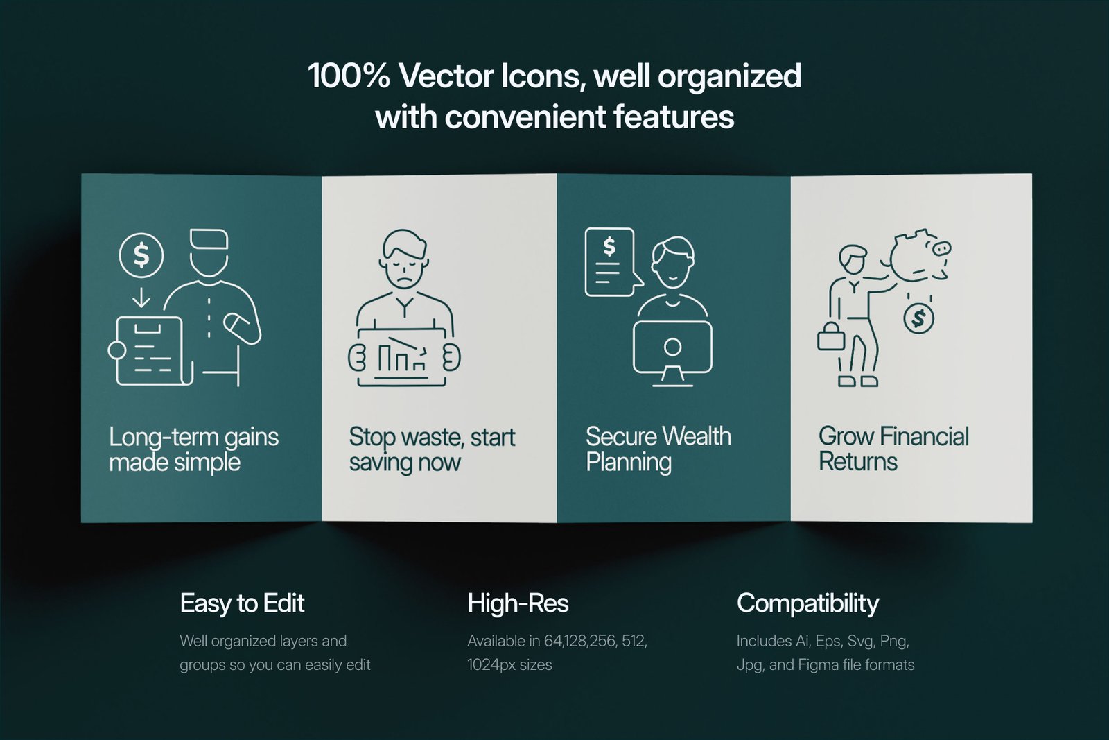 Corporate Finance Icon Set