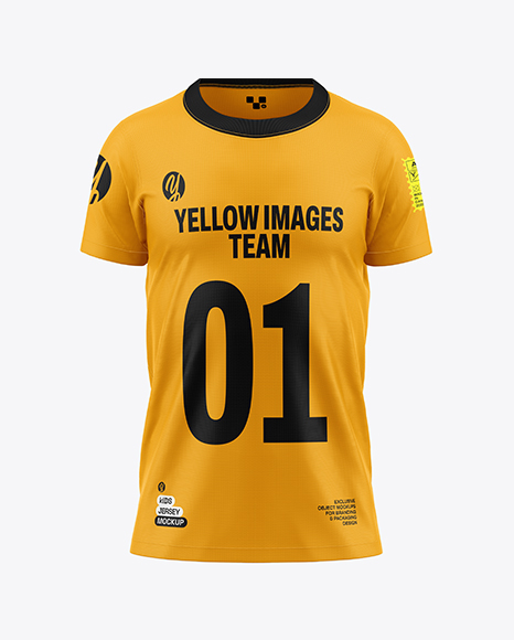 Kids Soccer Jersey Mockup