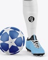 Soccer Full Kit w/ Mannequin Mockup - Front View