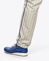 Afro-American Baseball Player Wearing Wearing a Full Baseball Kit Mockup