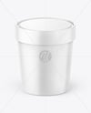 Matte Ice Cream Cup Mockup