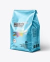 Metallic Food Bag Mockup