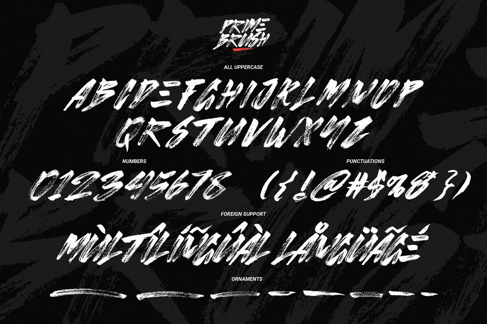 Prime Brush – Bold Expressive Dry Brush Font