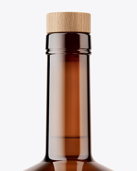 Amber Bottle Mockup
