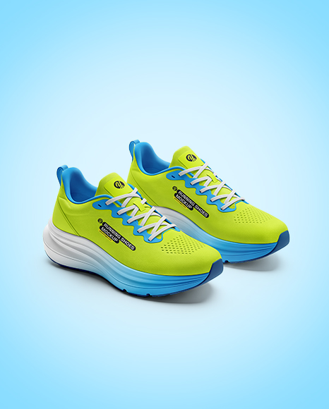 Pair of Running Shoes Mockup