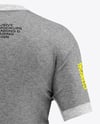 Heather T-Shirt Mockup - Back View