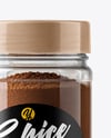 Plastic Jar with Ground Cloves Mockup