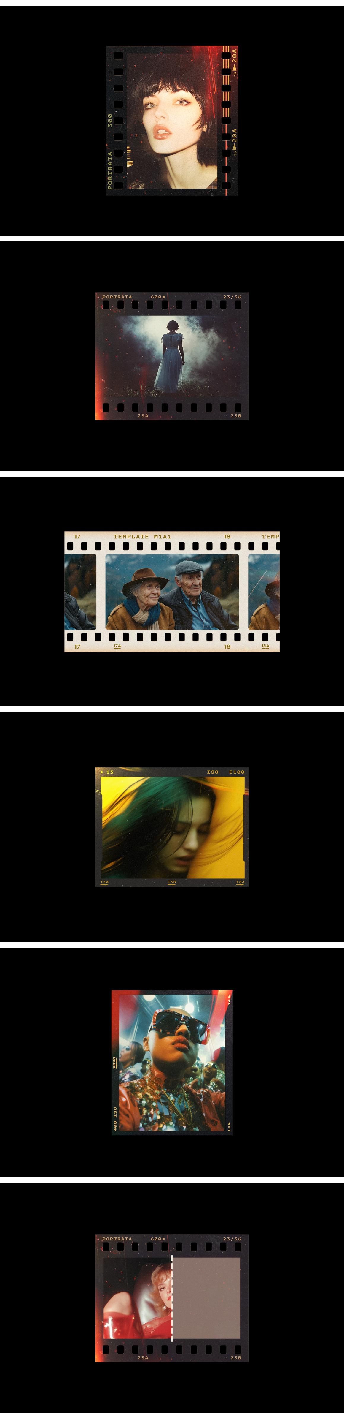 Film Frames Mockups