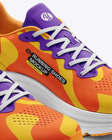 Pair of Running Shoes Mockup