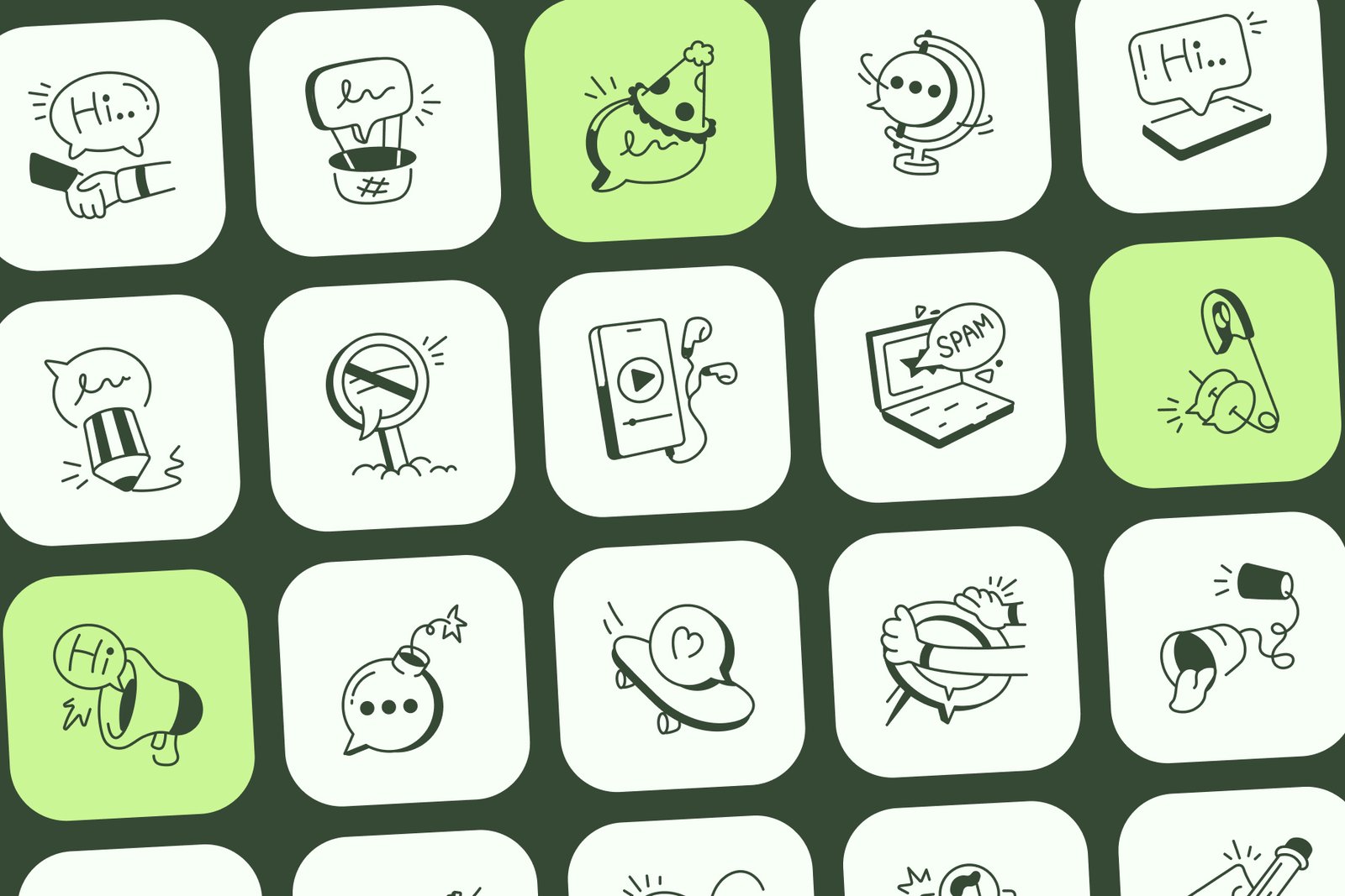 Communication and Conversation Icon